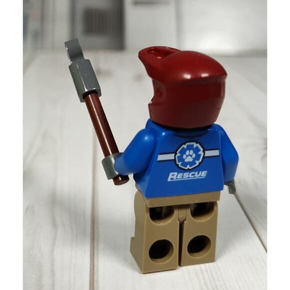 Lego Rescue Explorer Minifig from Set 60300 plus Helmet & Wrench - Picture 3 of 3